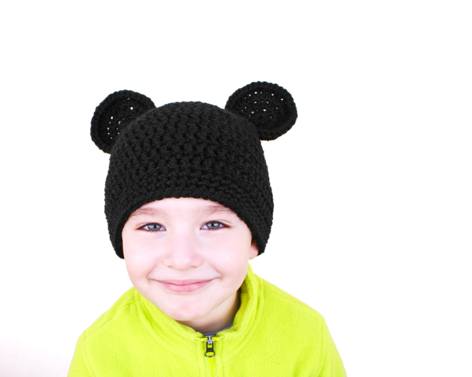 Easy Crochet Mouse Ear Hat (Mommy and Me, Beginner Friendly)